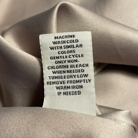 Doo.Ri Macy's Dove Gray & Tan Ruched Bodice Sundress - Size 4 - Picture 6 of 8